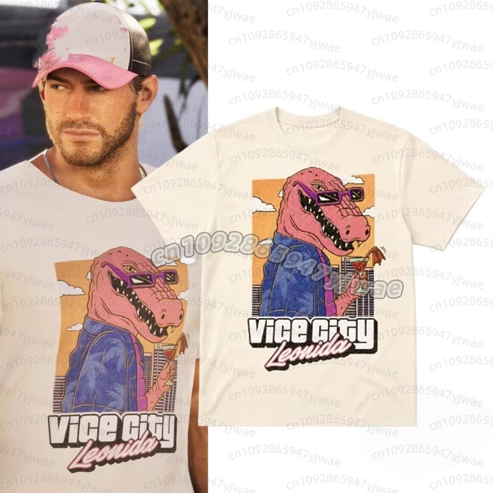 Popular Anime Merchandise - Camiseta Estampada Crocodilo Leonida Jason Vice