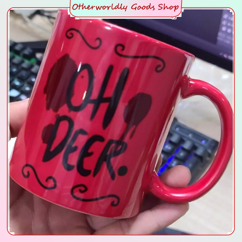 Anime Merchandise Mugs - Hazbin hotel alastor caneca de cerâmica