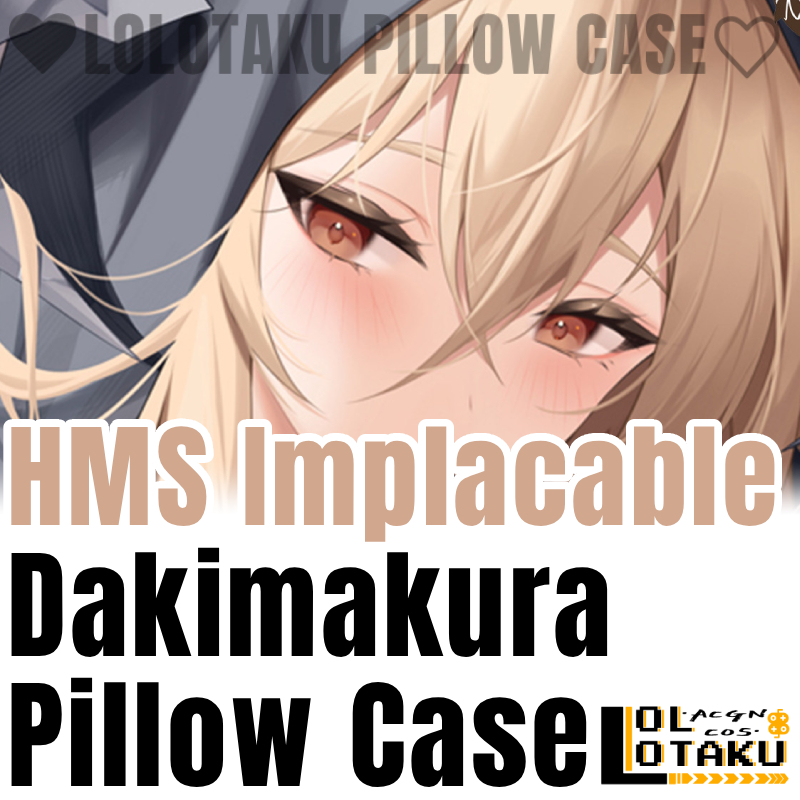 Body Pillow Cover - Capa de Almofada Dakimakura HMS Implacable