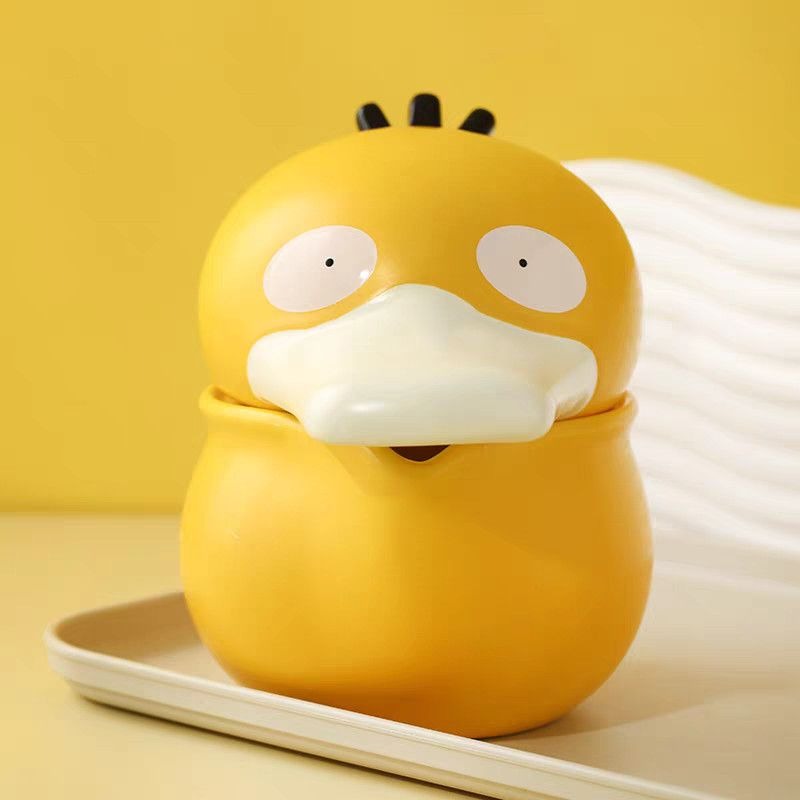 Anime Merchandise Mugs - Caneca de Cerâmica Criativa Psyduck: Decoração