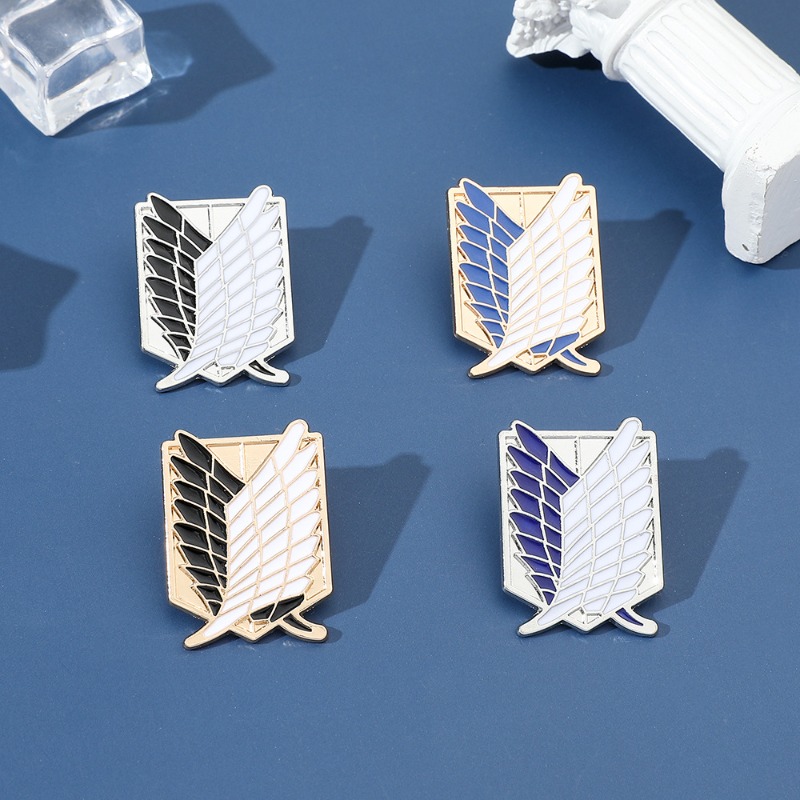 Broche ZXMJ Attack on Titan Es - Popular Anime Merchandise avaliação e preço