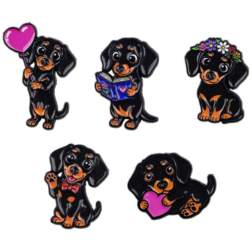 Conjunto de 5 Pins de Esmalte  - Enamel Pin Set avaliação e preço