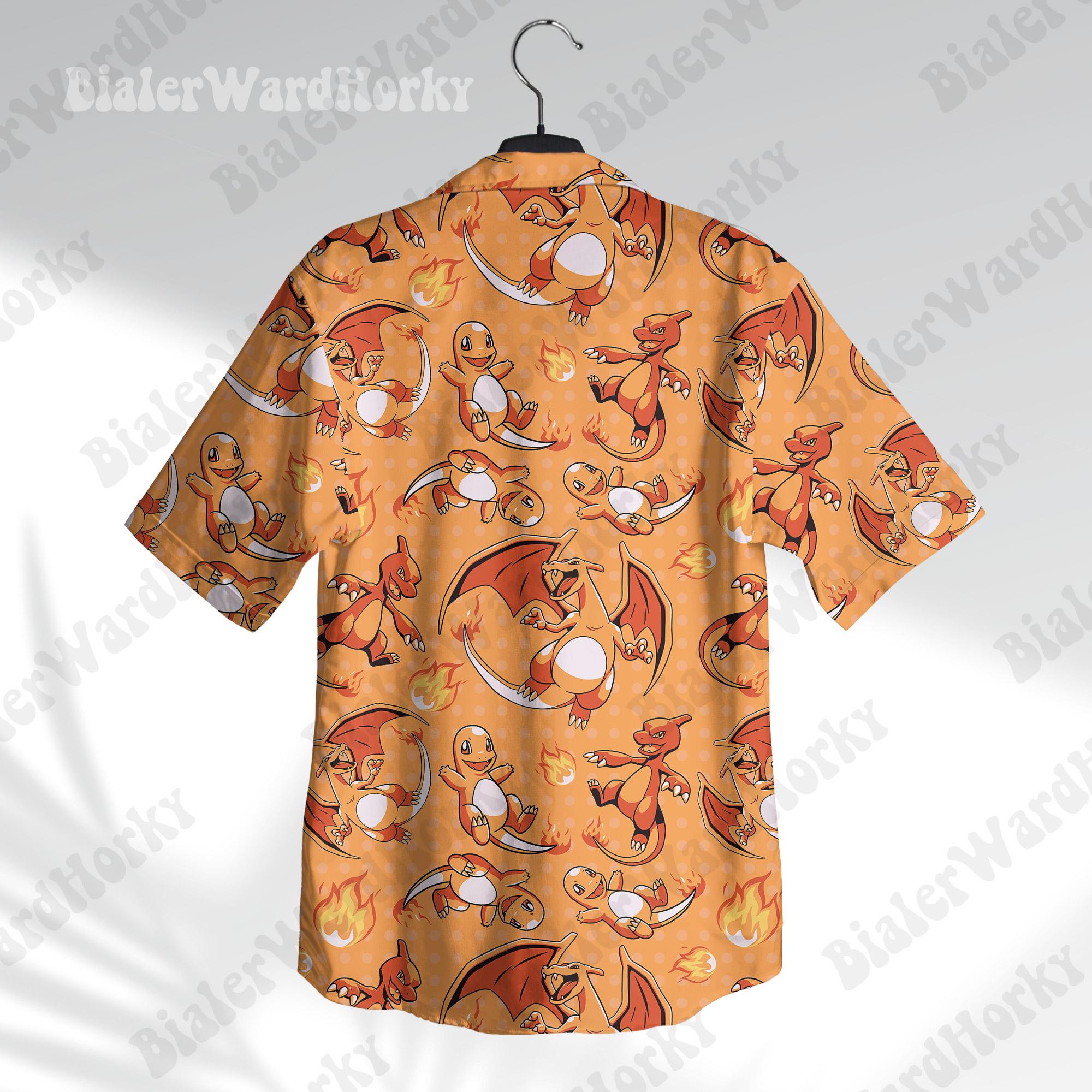 Camisa havaiana Pokémon Chariz - Pokemon Anime Merchandise avaliação e preço