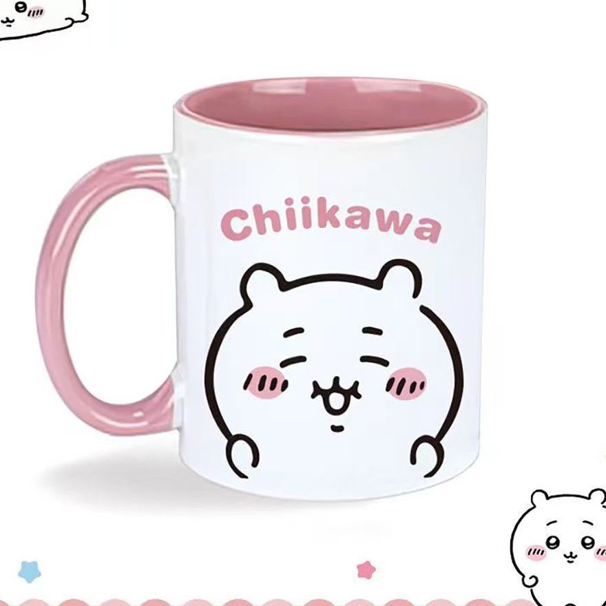 Caneca de Cerâmica Chiikawa Ha - Anime Merchandise Mugs avaliação e preço