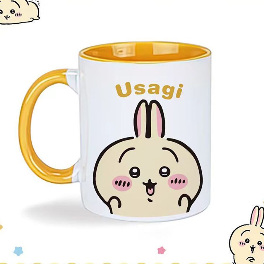Caneca de Cerâmica Chiikawa Ha - Anime Merchandise Mugs avaliação e preço